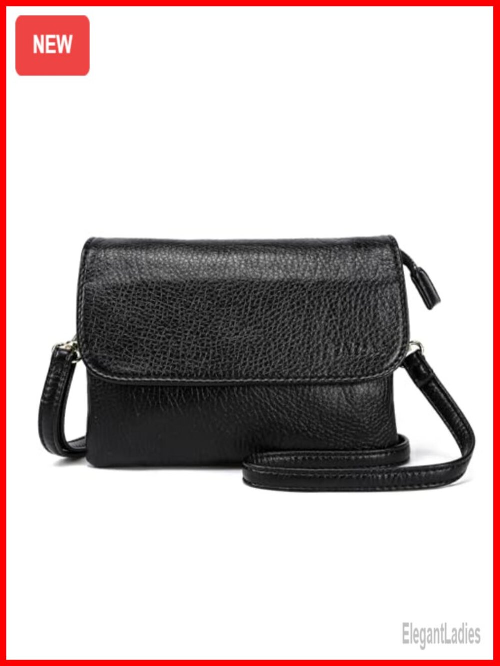 Small Crossbody Bag Vegan Leather RFID Cross Body Purse